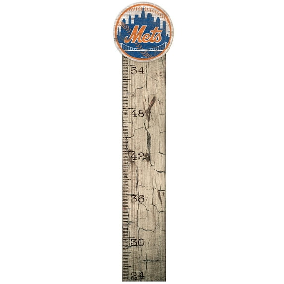 New York Mets 6" x 36" Growth Chart Sign