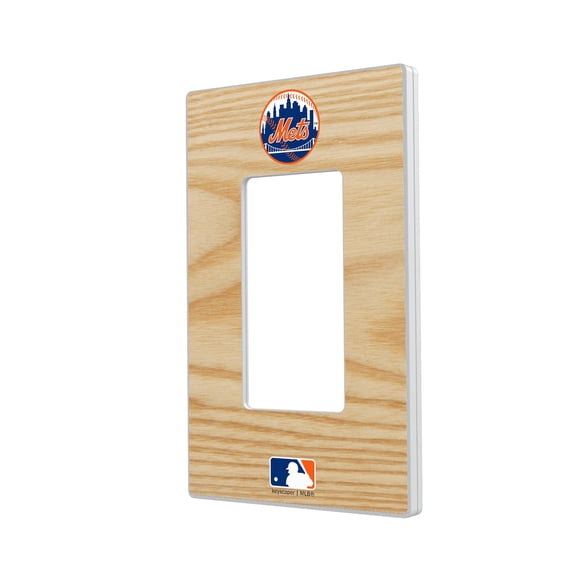 New York Mets Baseball Bat Design Single Rocker Light Switch Plate