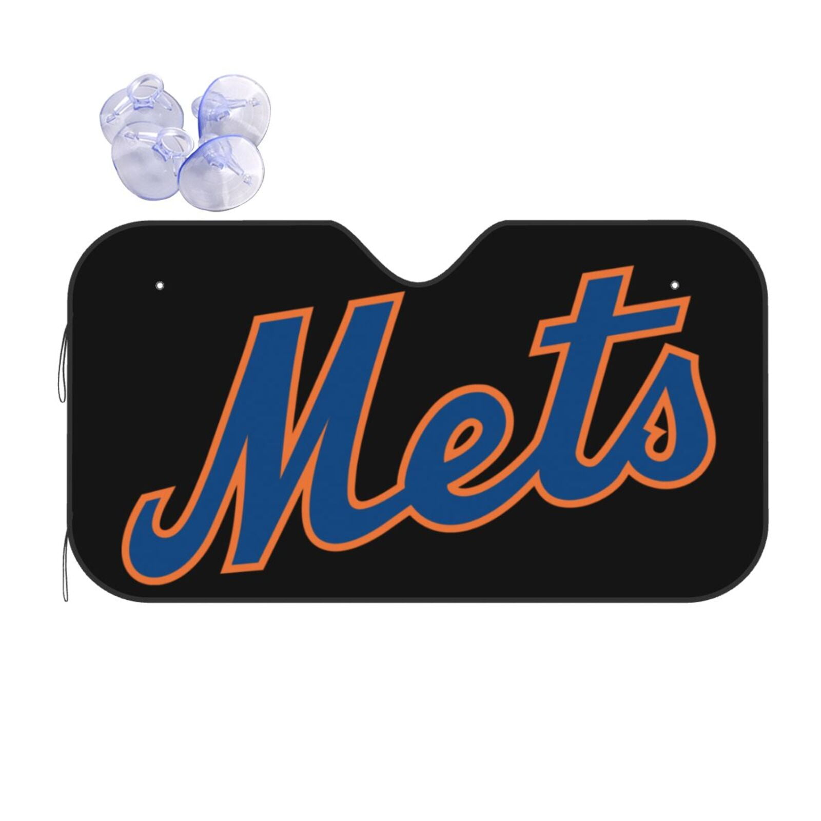 New_York_Mets Car Front Windshield Glass Insulated Sun Visor Fashion