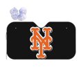 New_York_Mets Car Front Windshield Glass Insulated Sun Visor Universal