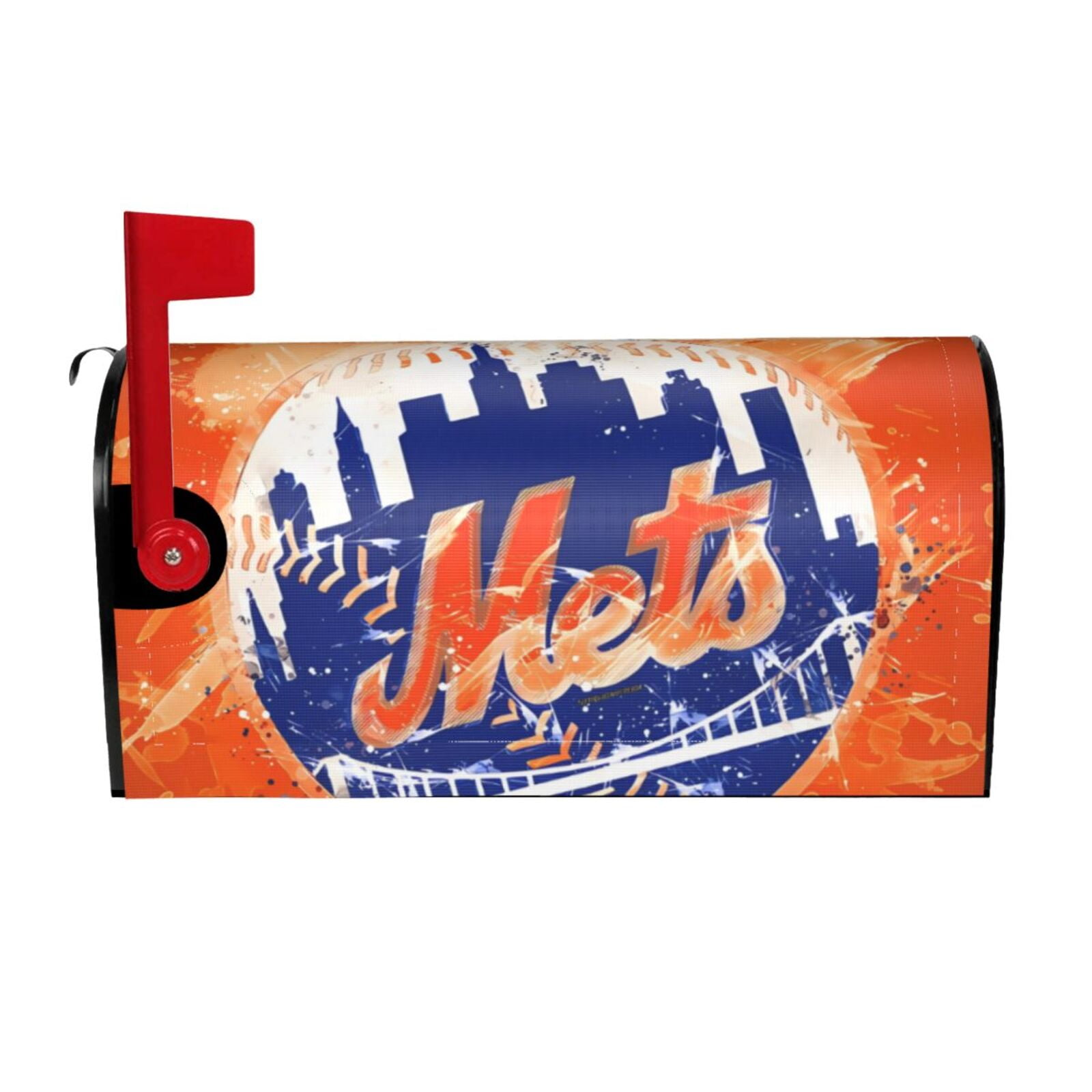 New_York_Mets Mailbox Covers Sunscreen Waterproof Wraps Post Letter Box