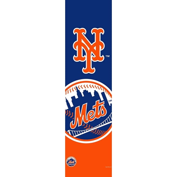 New York Mets Official MLB 25 inch x 7 inch Door Banner by Team Promark