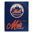 thumbnail image 1 of The Northwest Group  New York Mets 50" x 60" Signature Raschel Plush Throw Blanket, 1 of 2