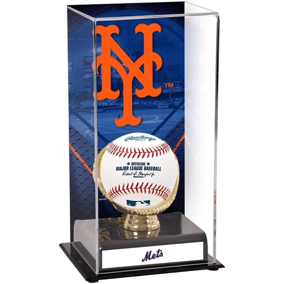 New York Mets Sublimated Display Case with Image