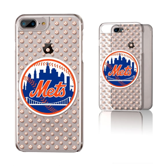 New York Mets iPhone 6 Plus/6s Plus/7 Plus/8 Plus Baseball Clear Case