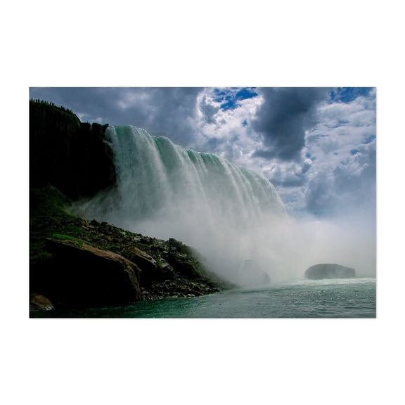 New York Misty Majesty Niagara Falls - Niagara Falls New York Photography Waterfall Nature Scenic Landscape Water Wilderness Travel Poster Unframed Wall Art Print 4 x 6 inches
