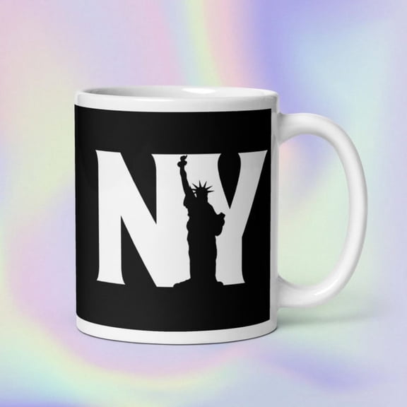 New York Mug Statue of Liberty Ceramic Cup.