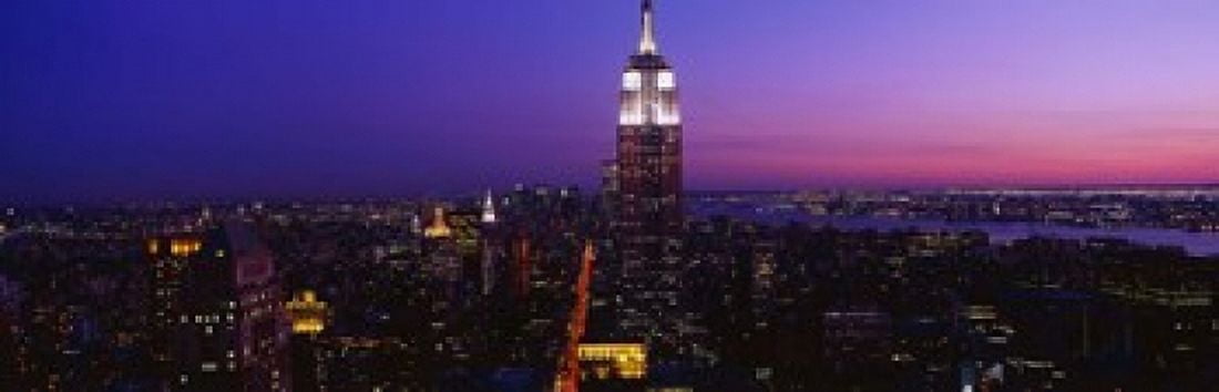 New York NY Canvas Art - Panoramic Images (18 x 6)