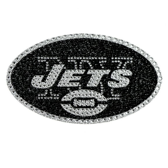 New York NY Football Jets Licensed Sparkle Bling Emblem Decal