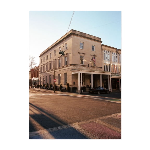 New York National Bank - Kingston New York Photography Unframed Wall Art Print 5 x 7 inches