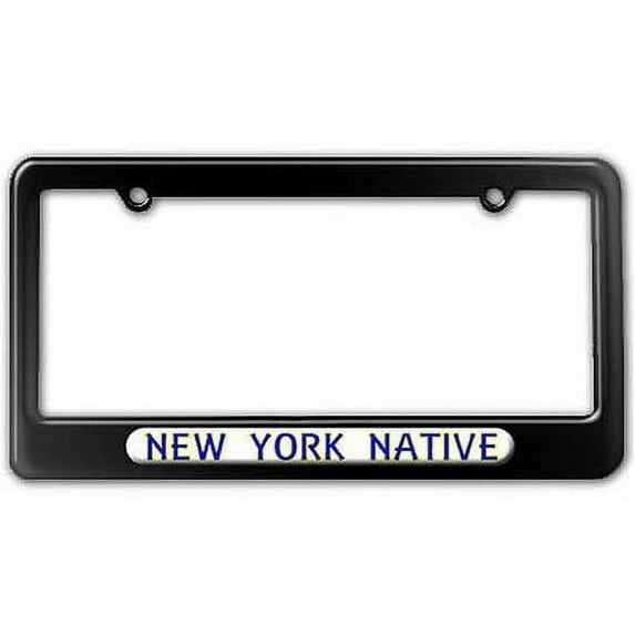 New York Native, State Pride License Plate Tag Frame, Multiple Colors