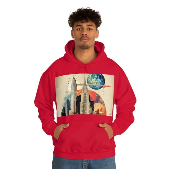 New York Nightlife Urban Wanderlust Unisex Adventure Hoodie