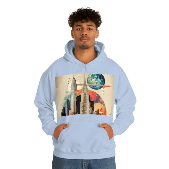 New York Nightlife Urban Wanderlust Unisex Adventure Hoodie