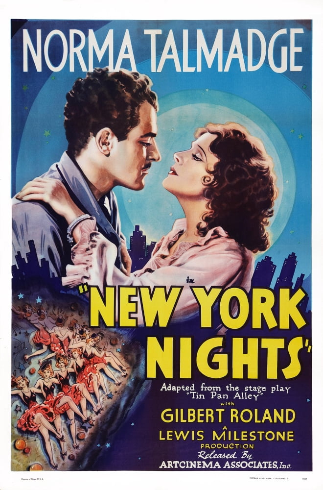 New York Nights U Canvas Art - (11 x 17)