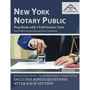 Pre-Owned New York Notary Public Prep Book with 3 Full Practice Tests (Paperback) 1735215805 9781735215808