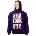 thumbnail image 1 of New York Paint Splash Hoodie Sweatshirt Splatter Standard Unisex Small, Purple, 1 of 1