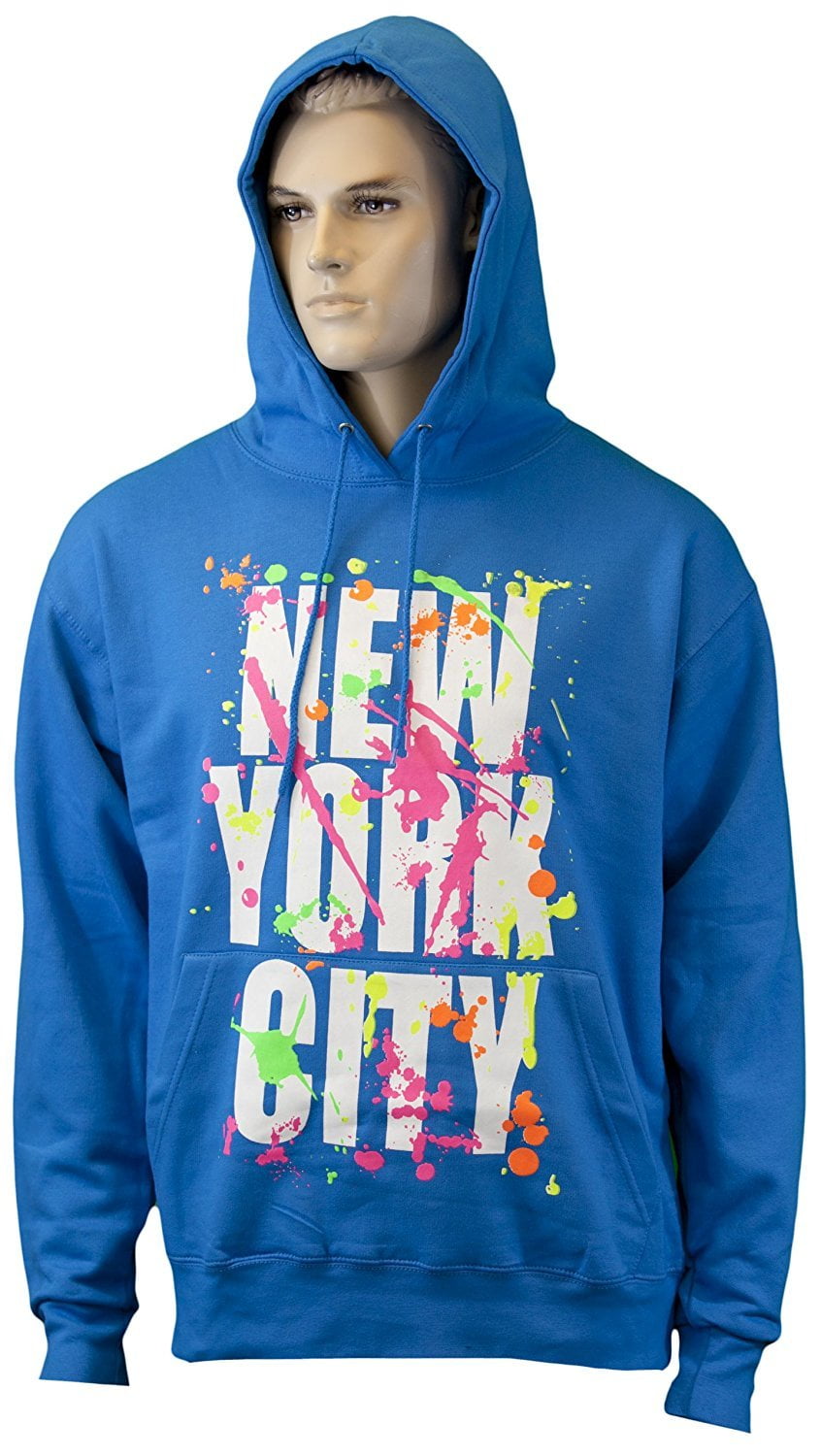 New York Paint Splash Hoodie Sweatshirt Splatter Standard Unisex