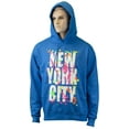 thumbnail image 1 of New York Paint Splash Hoodie Sweatshirt Splatter Standard Unisex Small, Turq..., 1 of 1