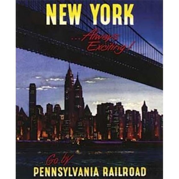 New York - Pennsylvania Railroad Poster Print