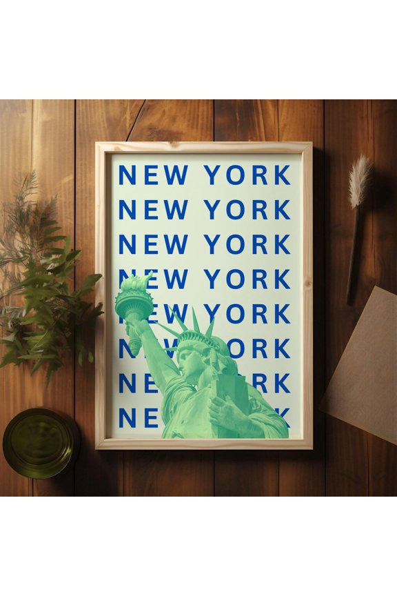 New York Pop Art Style City
