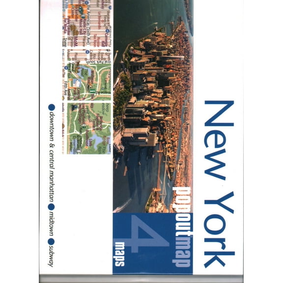 New York Popout Map, (Paperback)