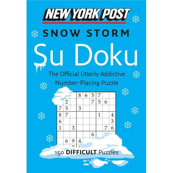 New York Post Snow Storm Su Doku: 150 Difficult Puzzles, (Paperback)