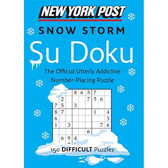 Pre-Owned New York Post Snow Storm Su Doku: 150 Difficult Puzzles (Paperback) 0062213822 9780062213822