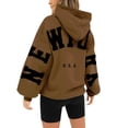 thumbnail image 1 of New York Print Oversized Hoodies For Women's Fall Fashion 2024 Crewneck Pullover Comfy Fall/Winter Tops Outfits, 1 of 4