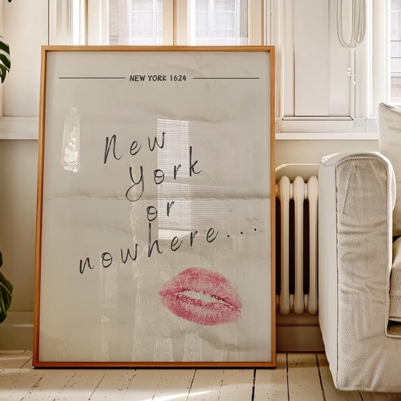 New York PrintRetro New York PrintUnique Nyc PosterVintage New York ArtTrendy Nyc ArtWith Love From New YorkNew York Loves YouNyc Wall Art Modern Wall Decor