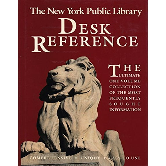 Pre-Owned The New York Public Library Desk Reference (Hardcover) 0136204449 9780136204442
