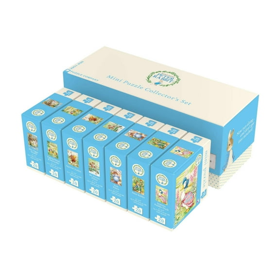 New York Puzzle Company Beatrix Potter Mini Puzzle Collector's Set Set of 7 Mini Puzzles