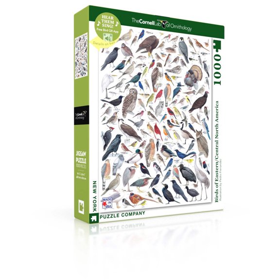 New York Puzzle Company Birds of Eastern/Central North America 1000 Piece Jigsaw Puzzle