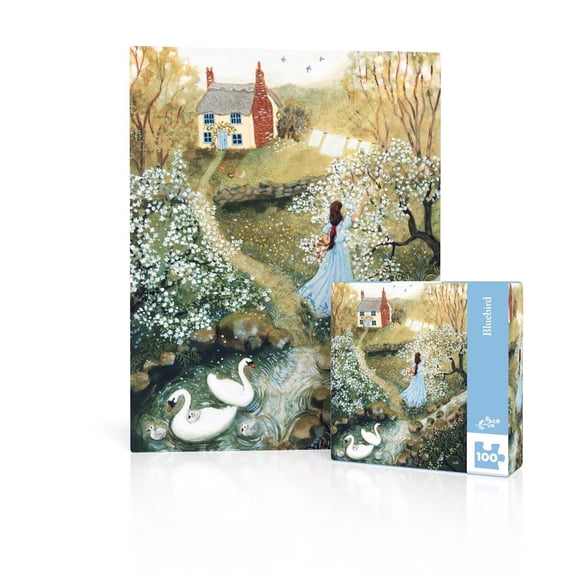 New York Puzzle Company Bluebird Mini 100 Piece Mini Puzzle