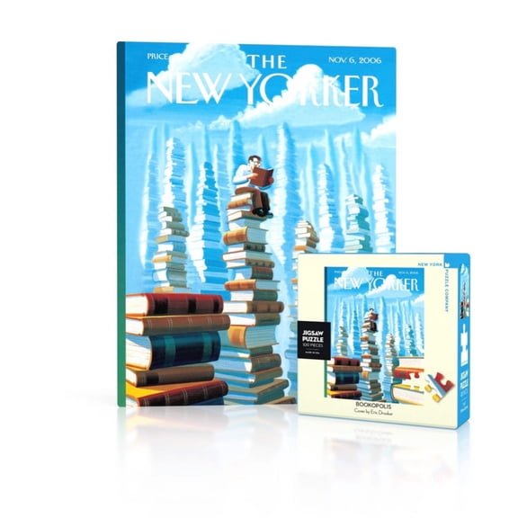 New York Puzzle Company Bookopolis Mini 100 Piece Mini Puzzle