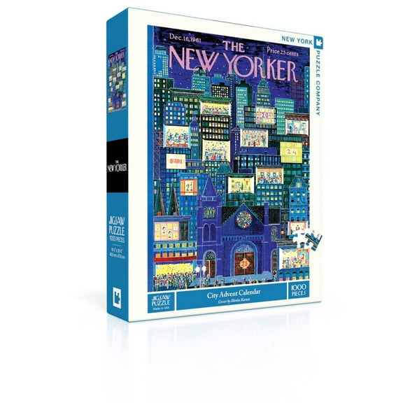 New York Puzzle Company City Advent Calendar 1000 Piece Jigsaw Puzzle