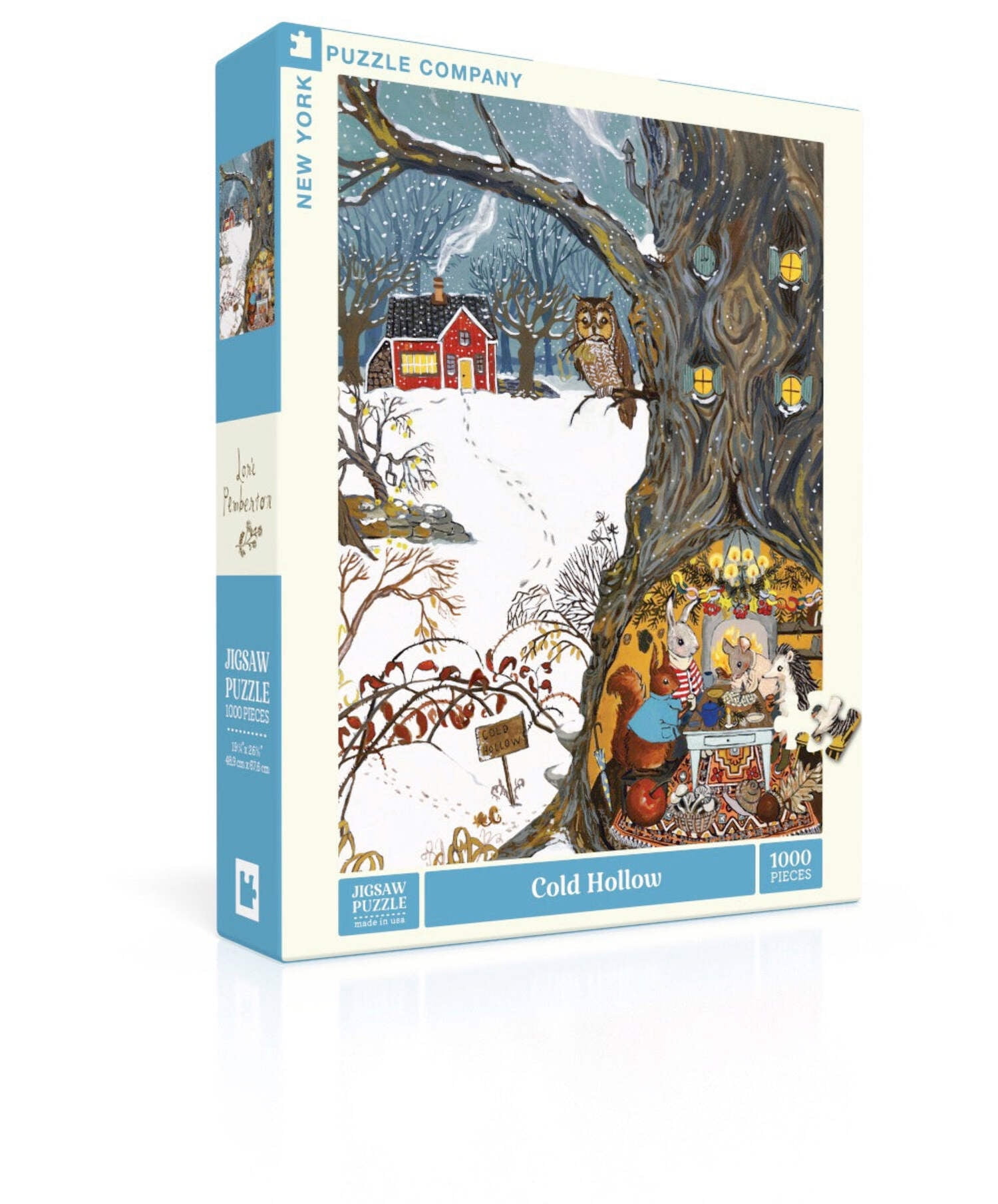 New York Puzzle Company Cold Hollow 1000 Piece Jigsaw Puzzle