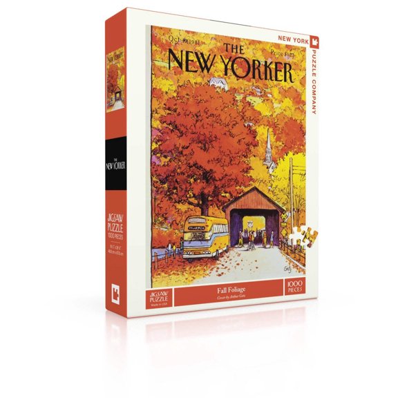 New York Puzzle Company Covered Bridge 1000 Piece Jigsaw Puzzle