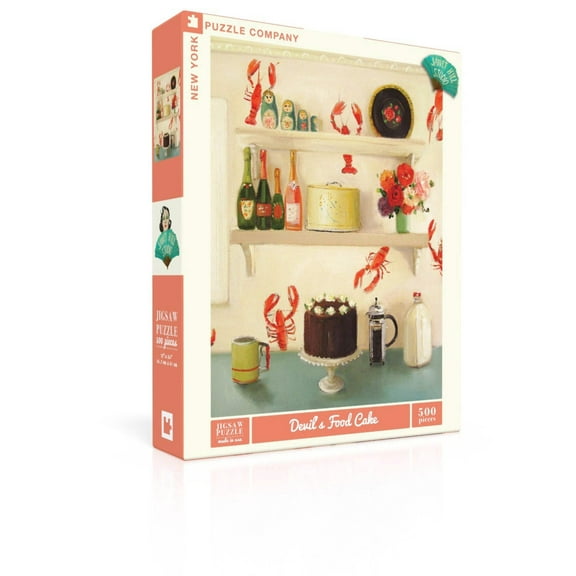 New York Puzzle Company Devil's Food Cake 500 Piece Jigsaw Puzzle