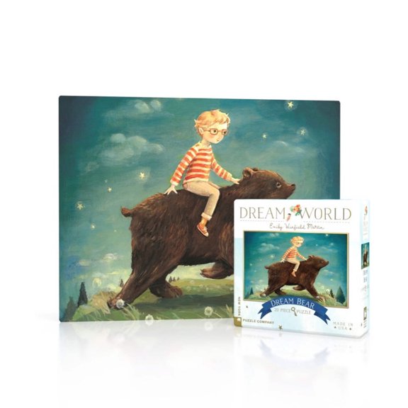 New York Puzzle Company Dream Bear Mini 20 Piece Mini Puzzle