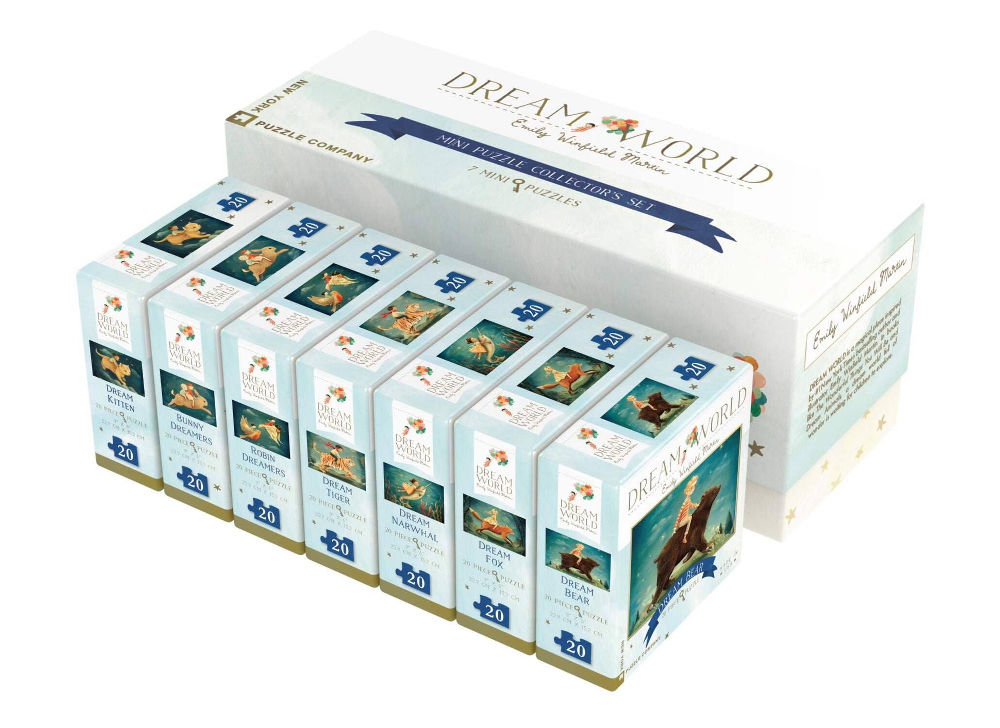 New York Puzzle Company Dream World Mini Puzzle Collector's Set Set of ...