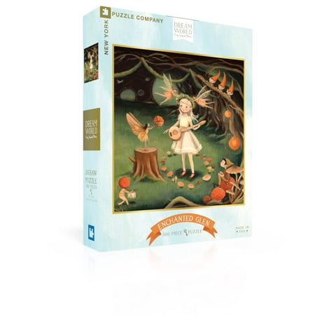New York Puzzle Company Enchanted Glen 500 Piece Jigsaw Puzzle