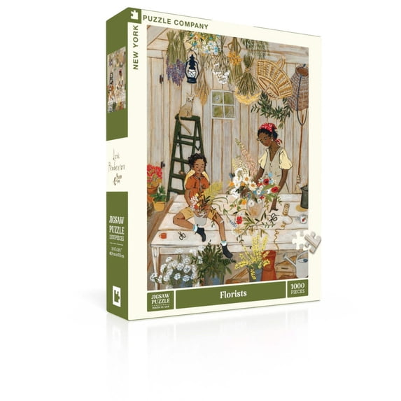 New York Puzzle Company Florists 1000 Piece Jigsaw Puzzle
