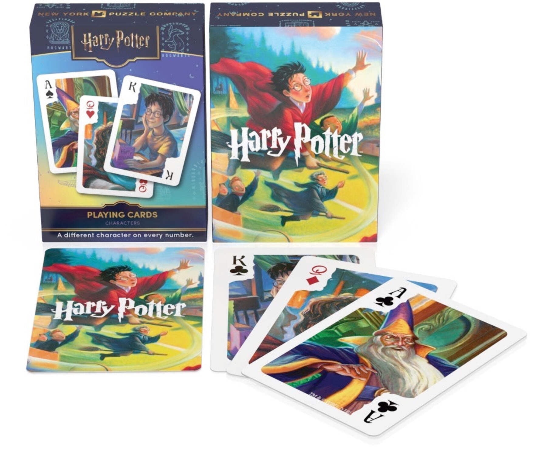 New York Puzzle Company Harry Potter Characters Playing Cards Single Standard Deck