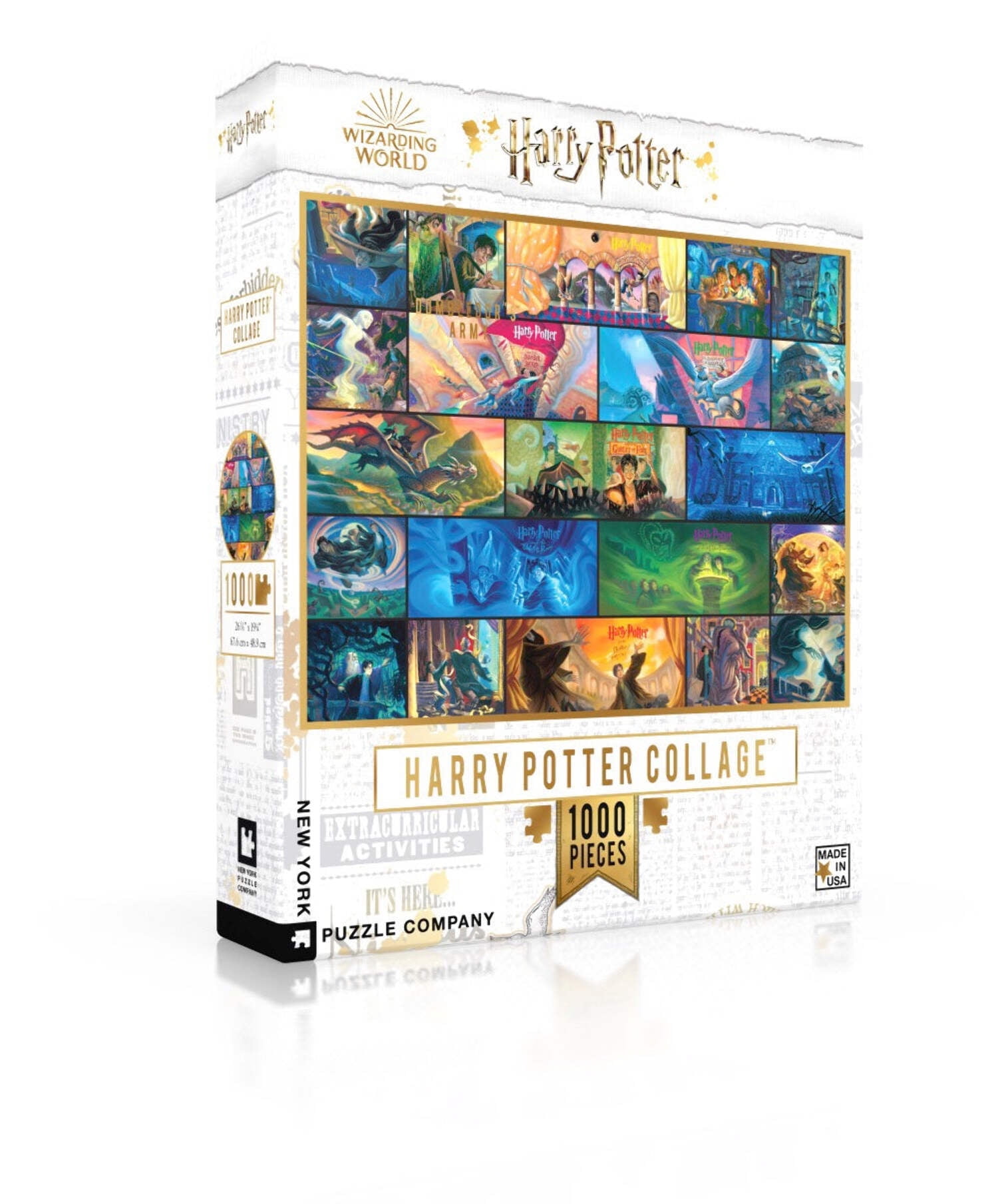 New York Puzzle Company Harry Potter Collage 1000 Piece Jigsaw Puzzle
