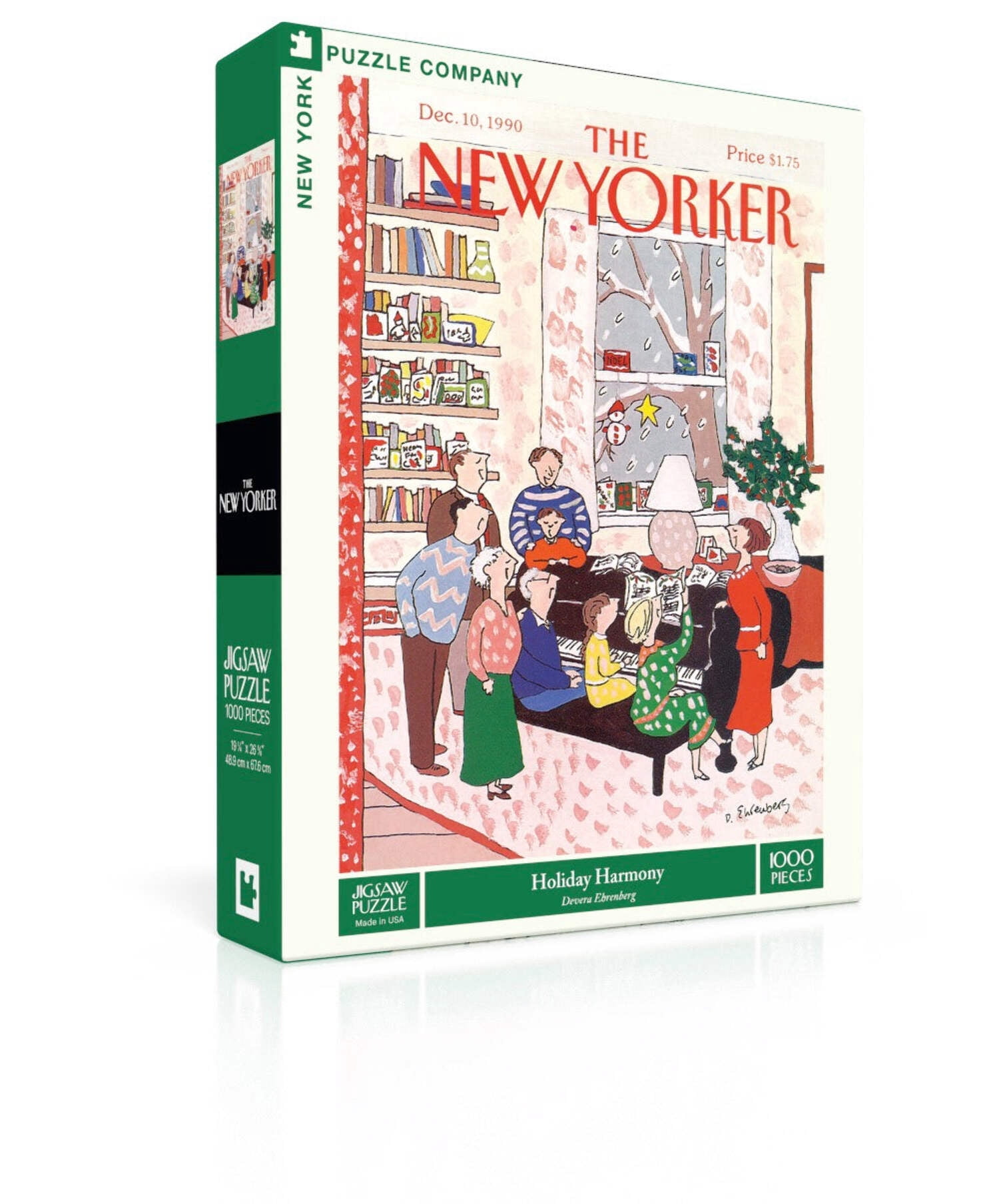 New York Puzzle Company Holiday Harmony 1000 Piece Jigsaw Puzzle ...