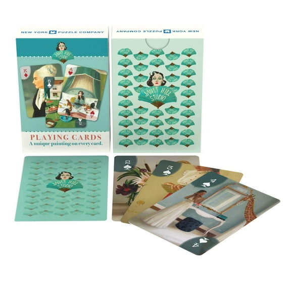 New York Puzzle Company Janet Hill Playing Cards Single Standard Deck