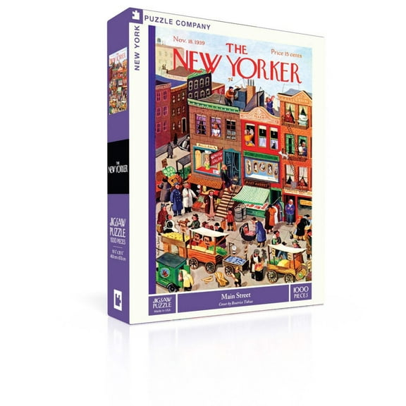 New York Puzzle Company Main Street 1000 Piece Jigsaw Puzzle