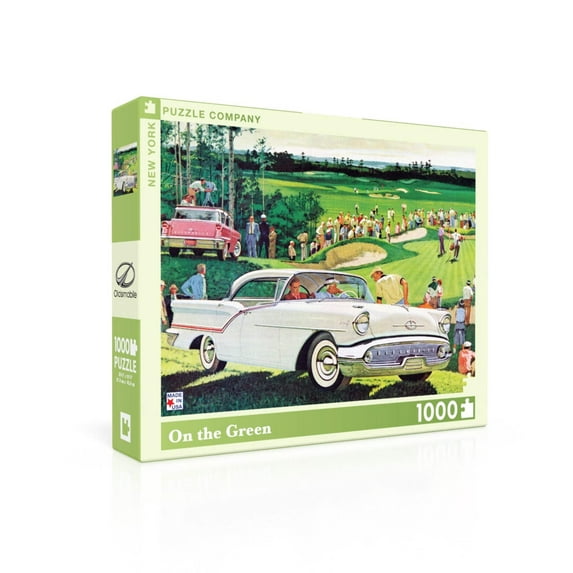 New York Puzzle Company On the Green 1000 Piece Jigsaw Puzzle