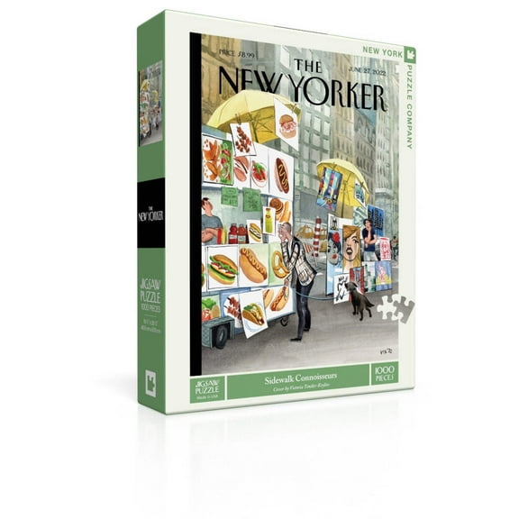 New York Puzzle Company Sidewalk Connoisseurs 1000 Piece Jigsaw Puzzle