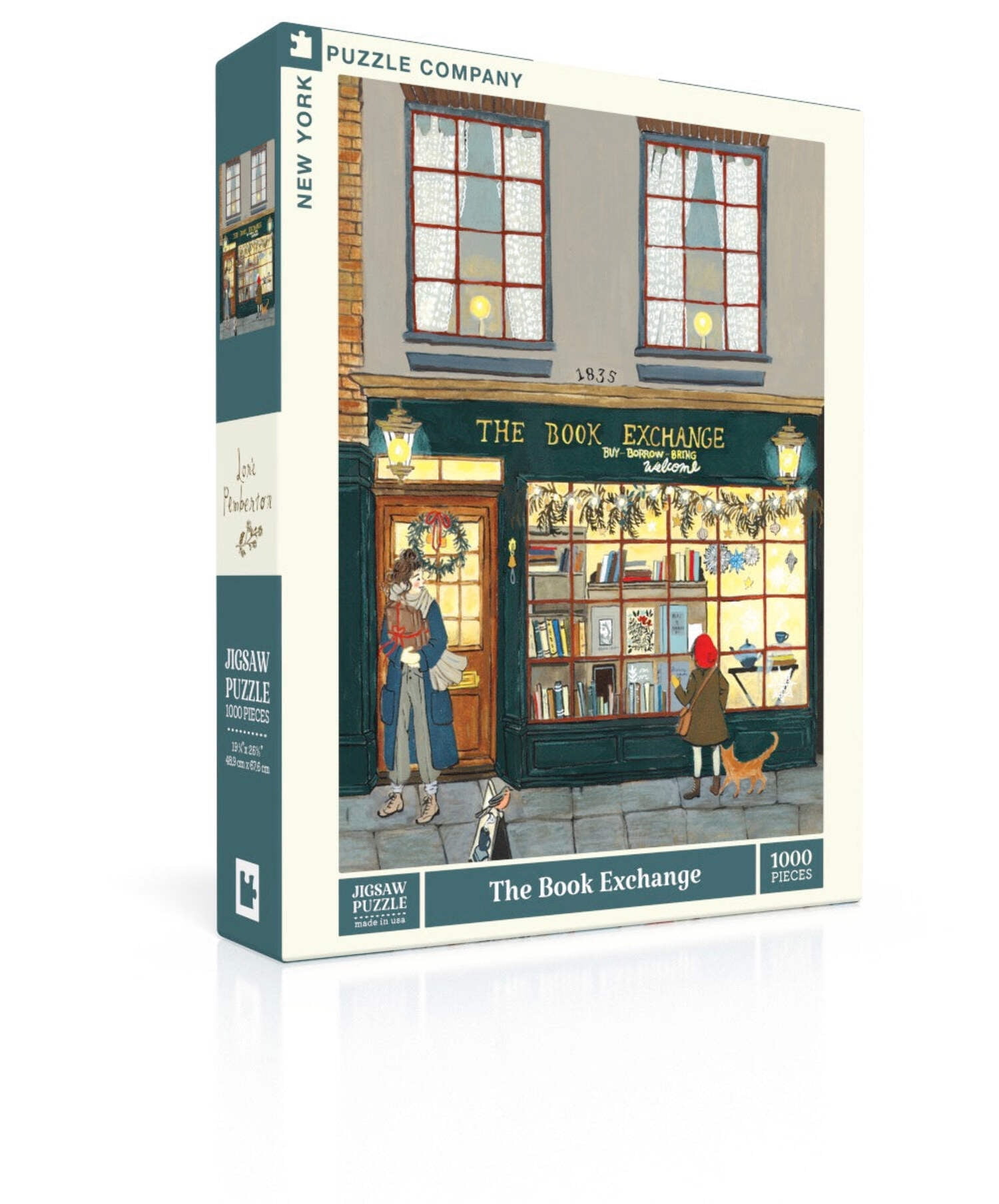 New York Puzzle Company The Book Exchange 1000 Piece Jigsaw Puzzle